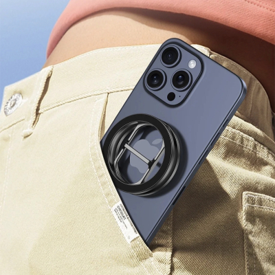 Складной двусторонний держатель MagSafe (Складной держатель Темно-серый)