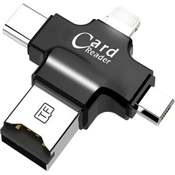 Картридер Coteetci, CS5125, 4 в 1