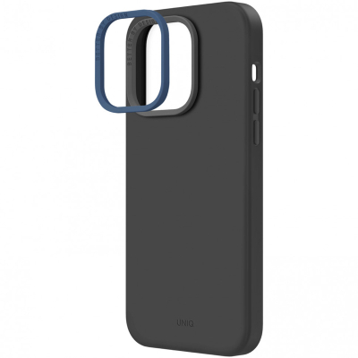 Чехол iPhone 14 Pro Max Накладка Силикон Uniq LINO (iPhone 14 Pro Max Накладка Силикон Uniq Черный)