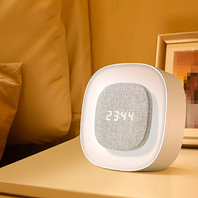 Прикроватная лампа с часами Midea K02 (Прикроватная лампа с часами Белый)