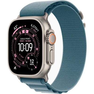 Apple Watch Ultra 3 (49mm) Натуральный титан, Alpine Loop, Синий (без RuStore) (Apple Watch Ultra 3 (49mm) Натуральный титан, Alpine Loop, Синий)