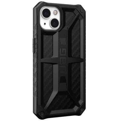 Чехол iPhone 13 Накладка Противоударный UAG Monarch (iPhone 13 Накладка Черный карбон)