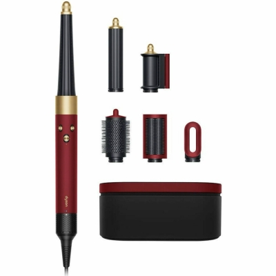 Стайлер Dyson Airwrap Complete Long HS08, 6 насадок + футляр, Red velvet / gold