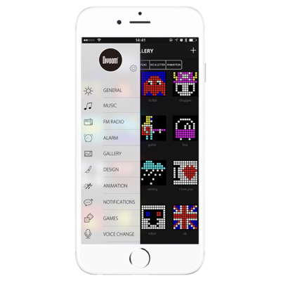 Аудиоколонка Divoom TimeBox (Аудиоколонка Divoom TimeBox Черный)