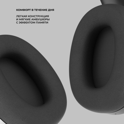 Наушники Deppa Stereo Ultra ANC, накладные (Наушники Deppa Черный)