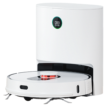 Робот-пылесос Roidmi EVE Plus, с базой самоочистки, Белый
