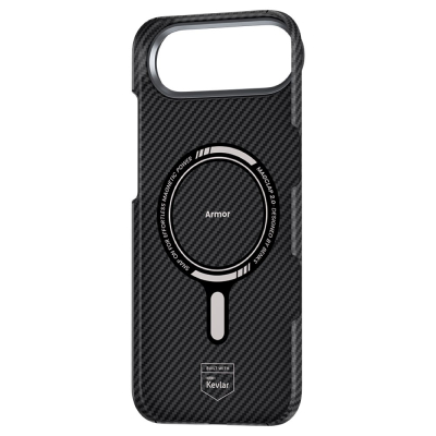 Кевларовый чехол Benks ArmorAir (MCF) для iPhone Air (MagSafe) (Накладка Черный Карбон)