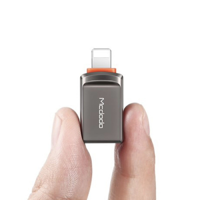 OTG переходник Mcdodo OT-860, USB-A 3.0 → Lightning (Адаптер переходник Mcdodo Темно-серый)