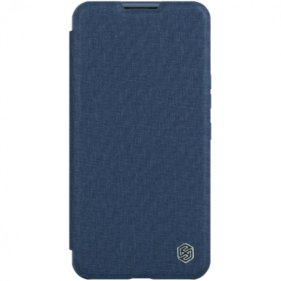 Чехол iPhone 14 Книжка Боковая Nillkin Qin Pro Cloth version (iPhone 14 Книжка Боковая Nillkin Синий)