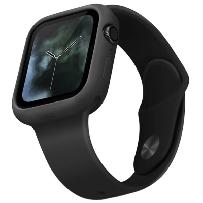 Чехол Uniq Lino для Apple Watch 40mm Накладка (Apple Watch Uniq Черный)