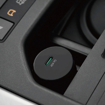 Автомобильное ЗУ Aukey USB-C PD 45 ватт (Автомобильное ЗУ Aukey Черный)