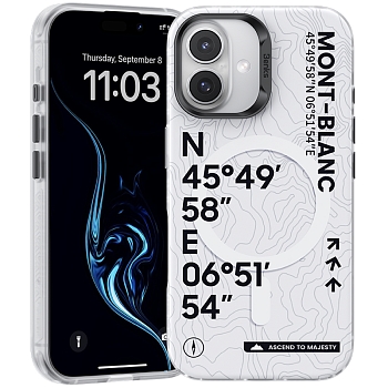 Чехол Benks MagClap Mont-Blanc для iPhone 16 Plus (MagSafe)