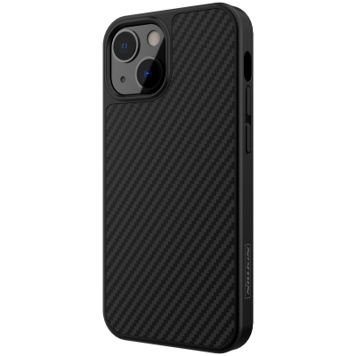 Чехол iPhone 13 Накладка Пластик Nillkin Synthetic Fiber Case (iPhone 13 Накладка Пластик Nillkin Черный)