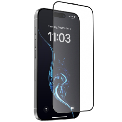 Защитное стекло Benks JoyTouch для iPhone 14 Pro, 15, 16 Матовое (Защитное стекло Черный)