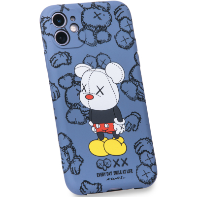 Чехол iPhone 11 Накладка Силикон Luxo Kaws series (iPhone 11 Накладка Силикон Luxo Вид 13)