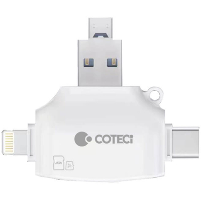 Картридер Coteetci, CS5132, 4 в 1 (Картридер Coteetci Белый)
