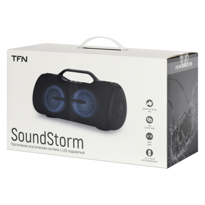 Аудиоколонка TFN SoundStorm (Аудиоколонка TFN SoundStorm Черный)