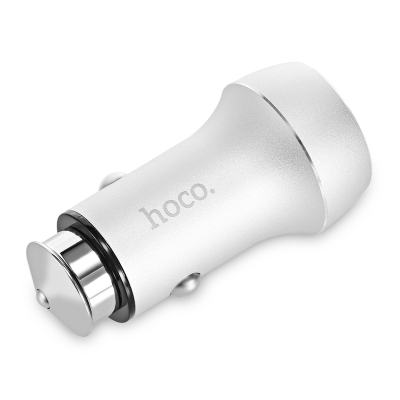 Автомобильное ЗУ Универсальный 2 USB Выход Hoco Z7 (Универсальный 2 USB Выход Hoco Z7 Серебро)