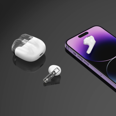 Наушники беспроводные Deppa Air Crystal (Наушники Deppa Белый)