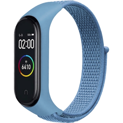 Браслет для фитнес трекера Xiaomi Mi Band 5, Mi Band 6 Нейлон DF