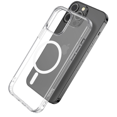 Чехол накладка Hoco для iPhone 14 Pro (с поддержкой MagSafe) (iPhone 14 Pro Накладка Прозрачный)