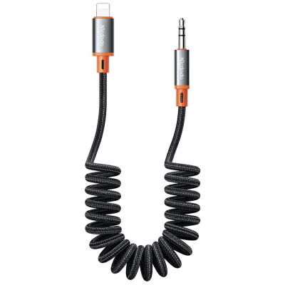 AUX кабель Mcdodo CA-089, Lightning → 3.5мм (male) длина 1,8 м (Кабель Mcdodo Черный)