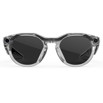 Умные очки Oakley HSTN, Прозрачная оправа, Фотохромные линзы, от прозрачного к Темно-серому (Очки Oakley Прозрачный)