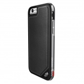 Чехол iPhone 6 Plus Накладка Кожа с металлическим бампером X-Doria Defense Lux